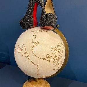 Christian Louboutin Daffodile Strass 160 Suede Heels